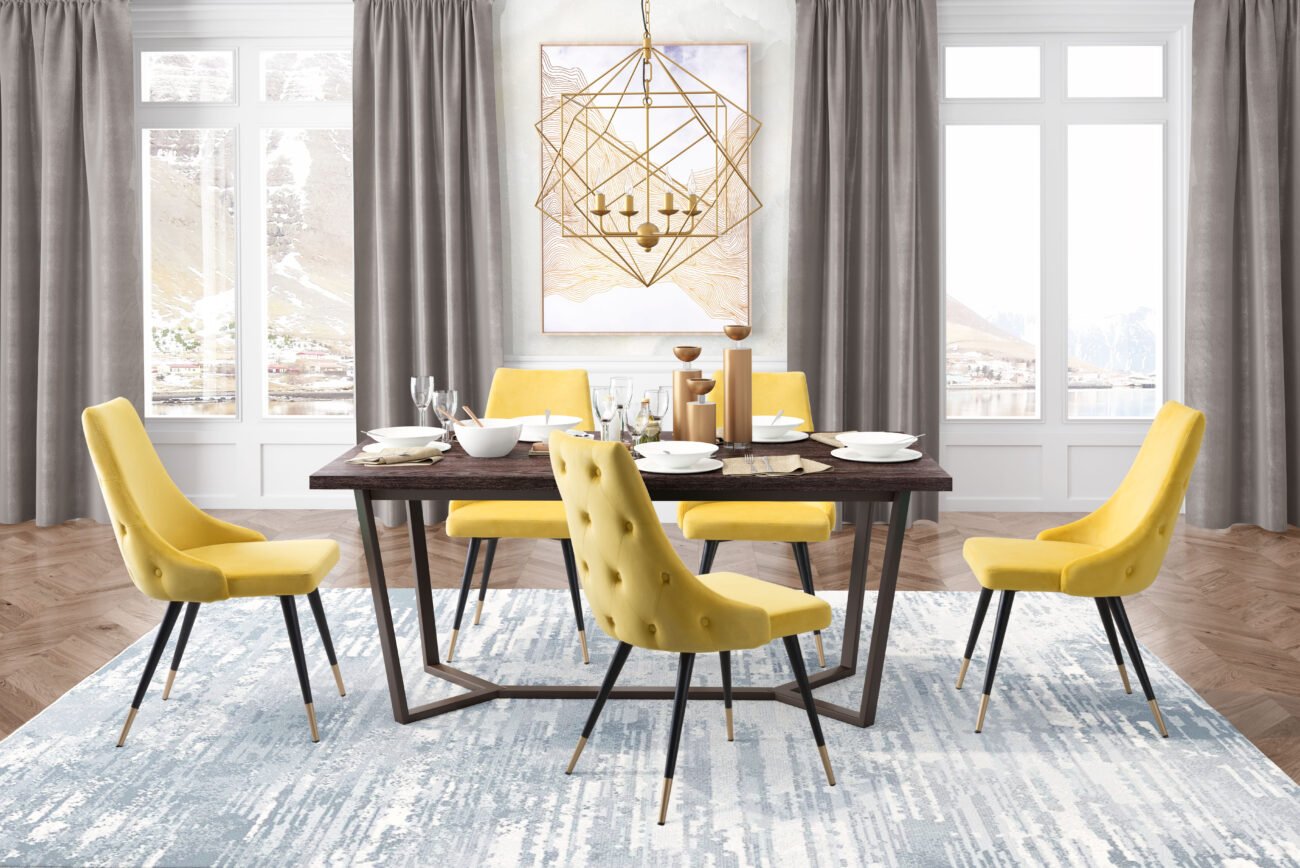 Piccolo Dining Chair (Set of 2) Yellow - Image 3