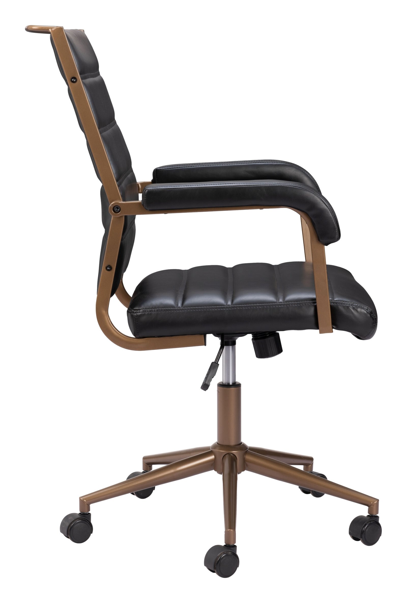 Auction Office Chair Vintage Black - Image 4