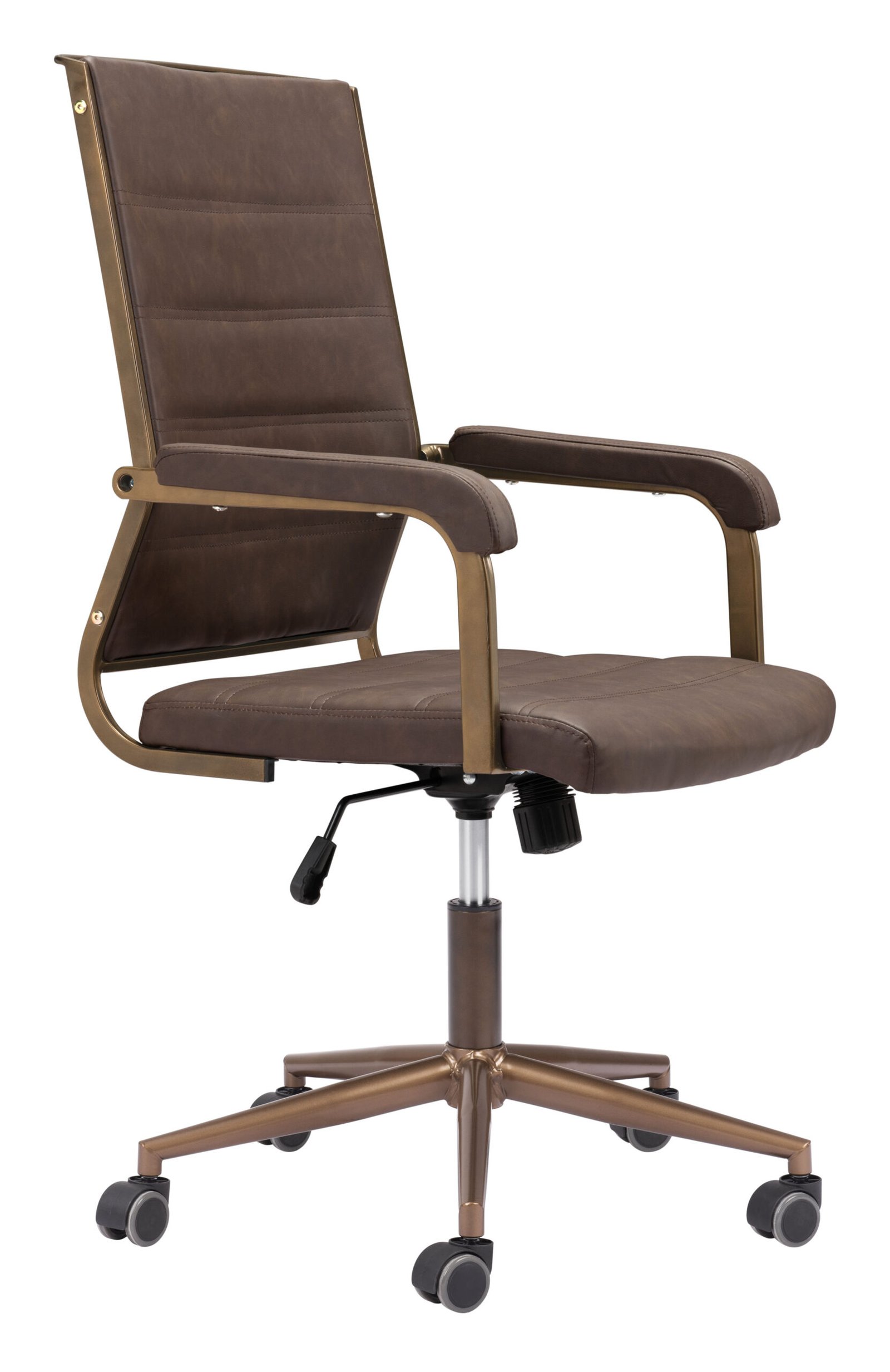 Auction Office Chair Espresso - Image 8