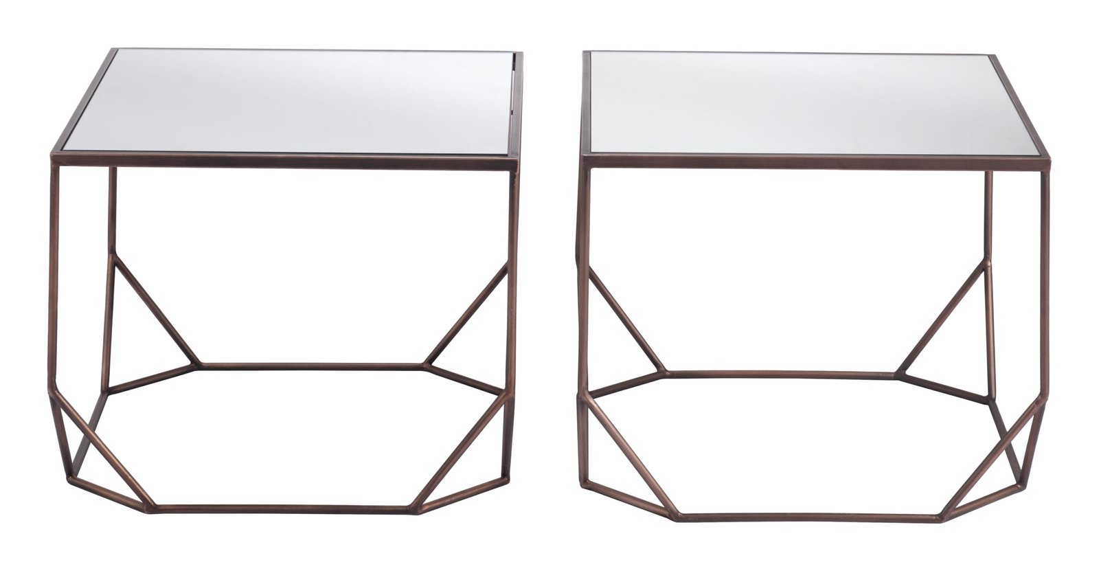 Arzon Coffee Table Set (2-Piece) Bronze - Image 3