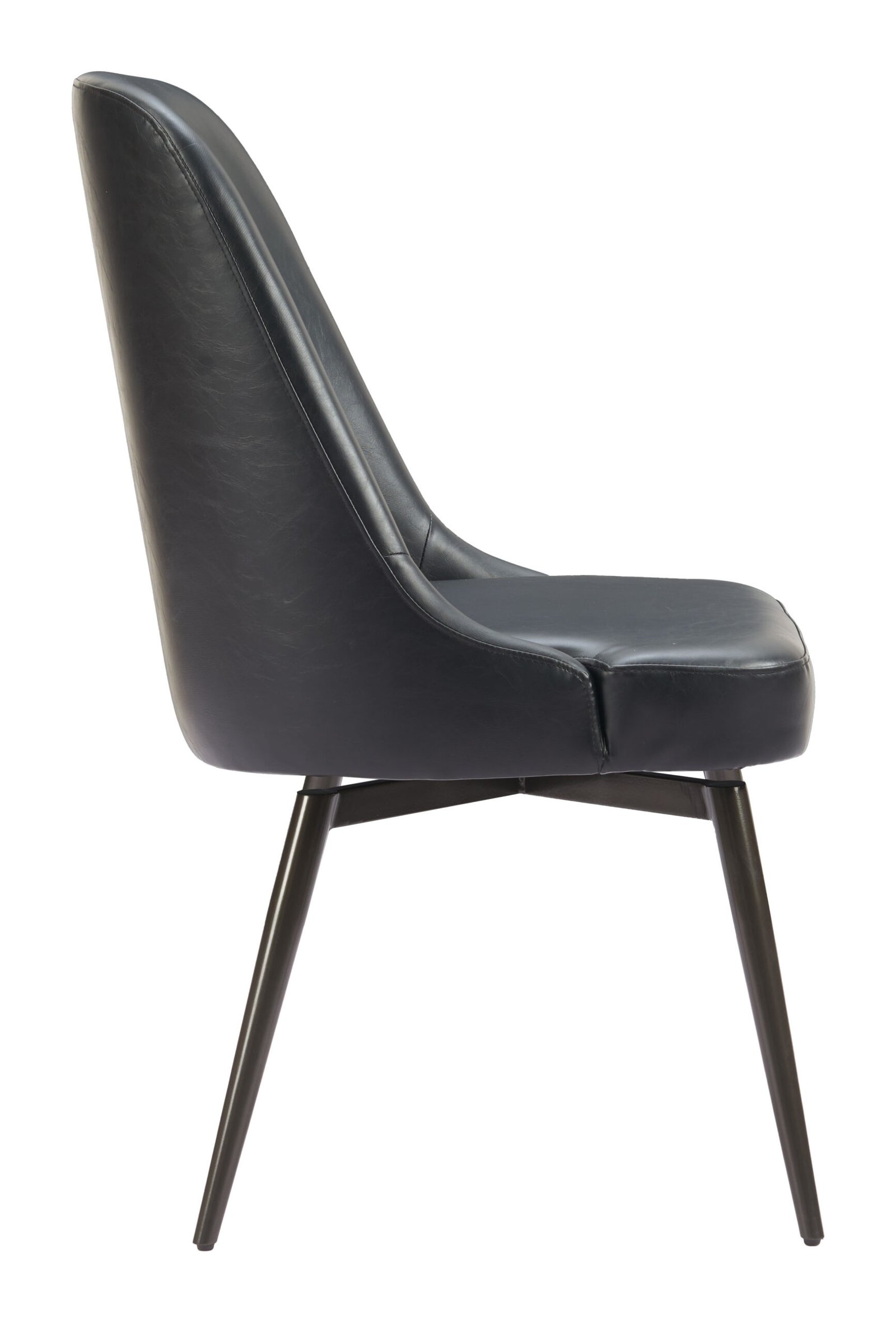 Keppel Swivel Dining Chair (Set of 2) Black - Image 2
