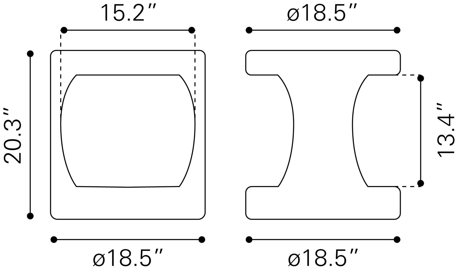 Nuuk Side Table Black - Image 8