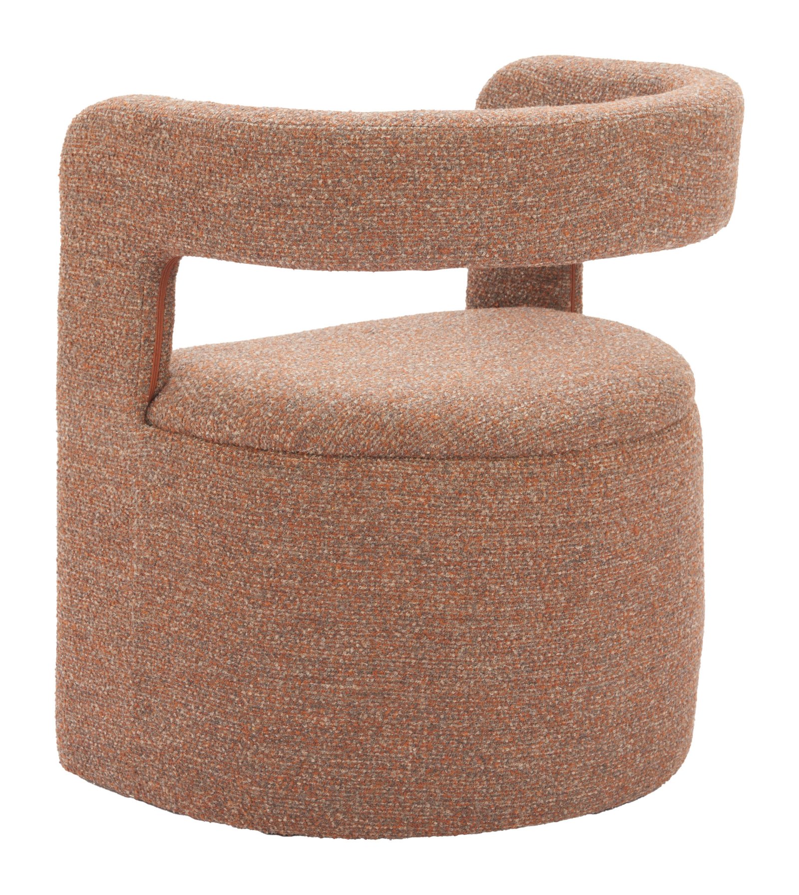 Atria Accent Chair & Ottoman Tawny Brown - Image 5