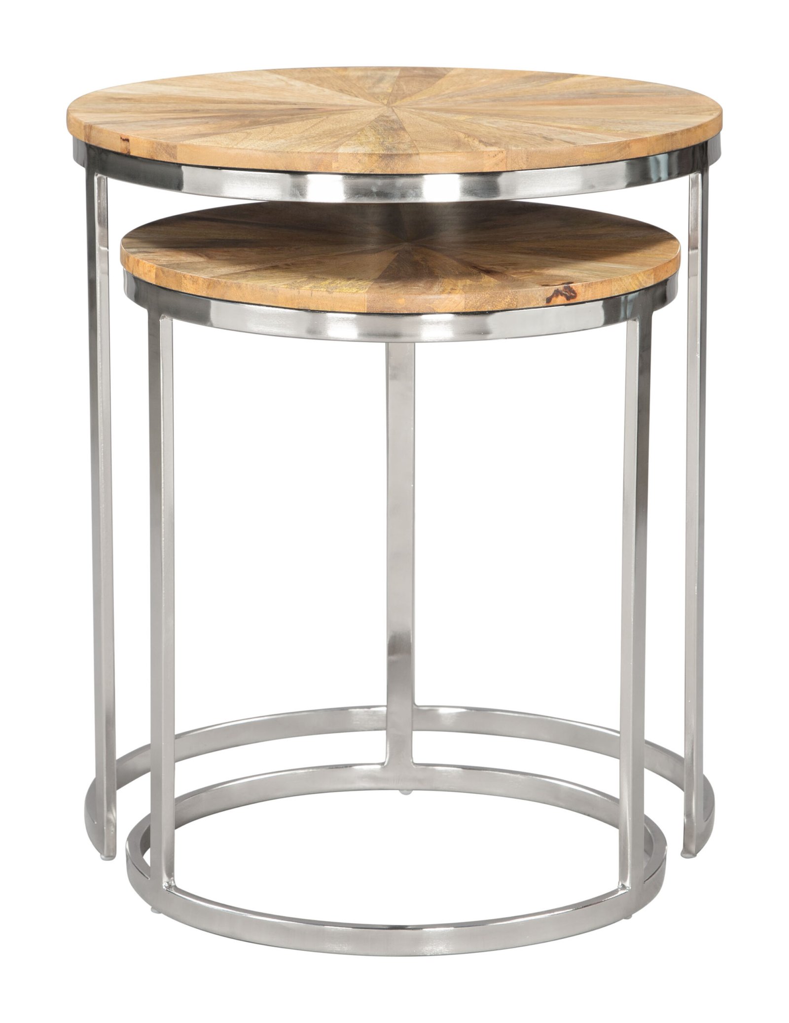 Bari Nesting Table Set (2-Piece) Natural - Image 4
