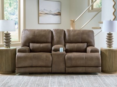 Bealeaf Power Reclining Loveseat with Console - Image 3