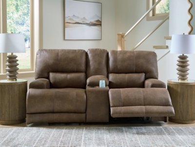 Bealeaf Power Reclining Loveseat with Console - Image 7