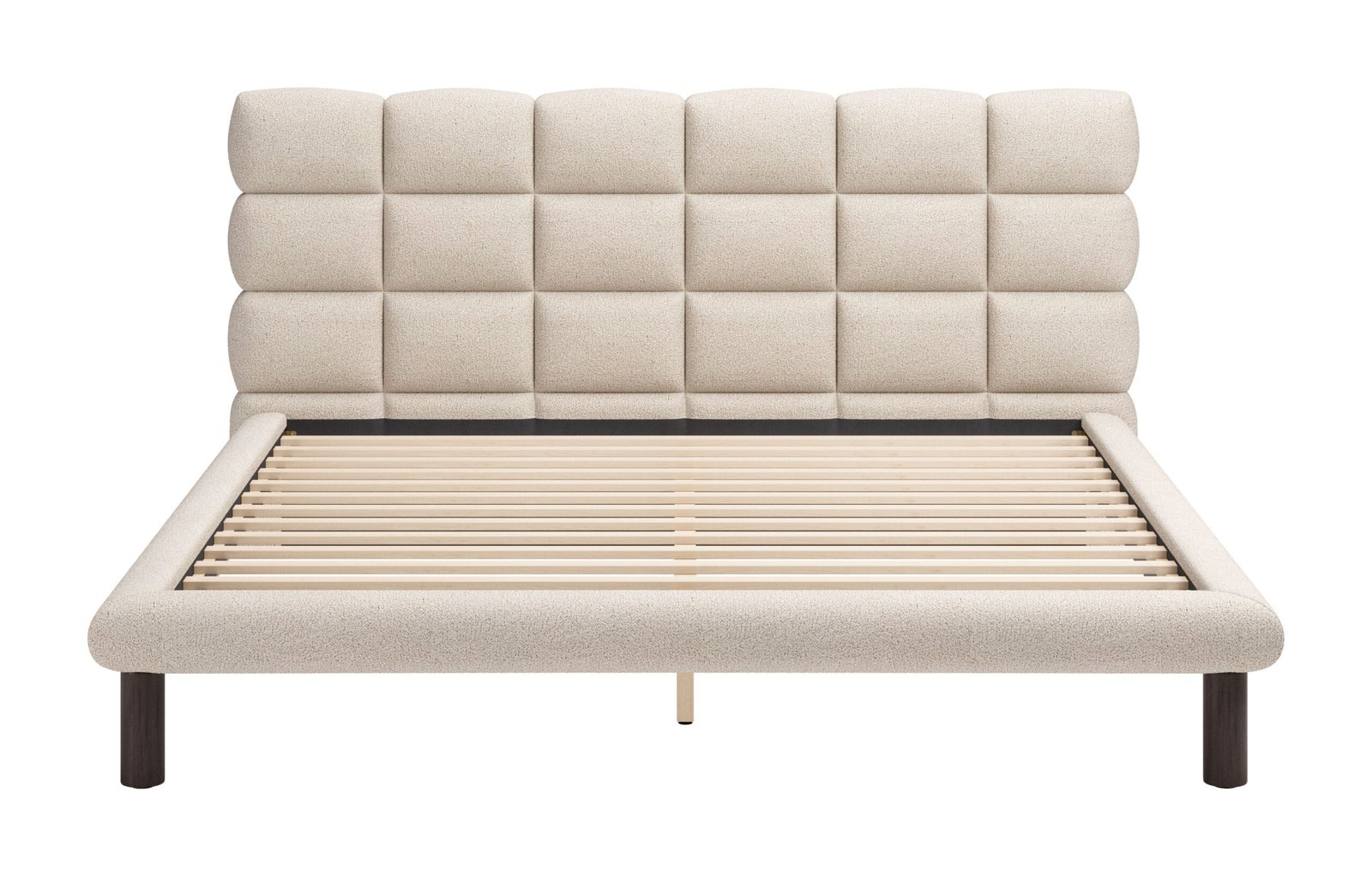 Placid King Bed Beige - Image 3
