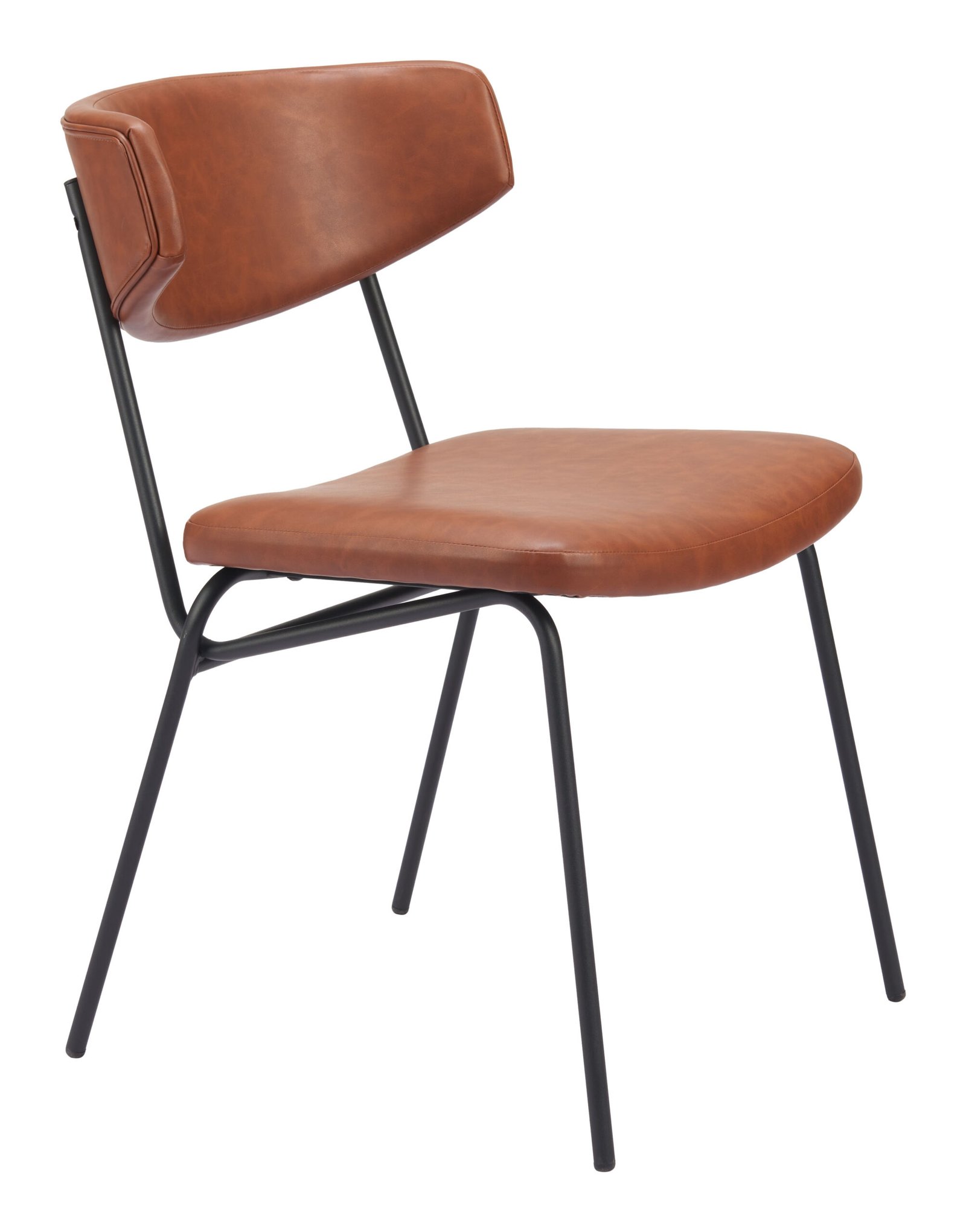 Charon Dining Chair (Set of 2) Vintage Brown - Image 3