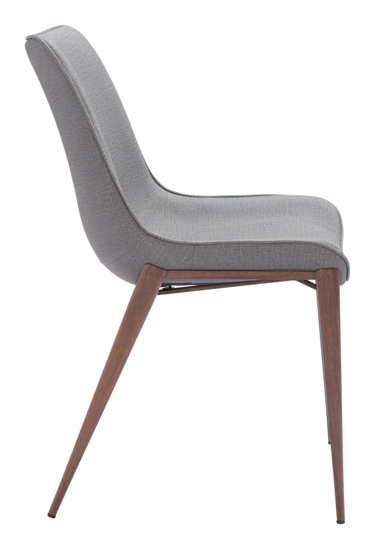 Magnus Dining Chair (Set of 2) Slate Gray & Walnut - Image 5