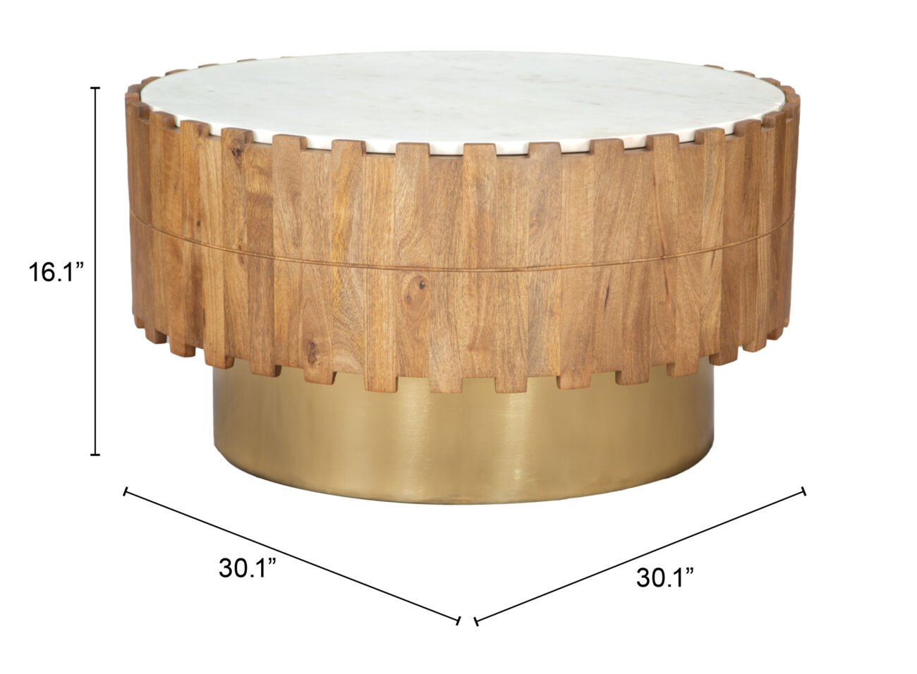 Bombay Coffee Table Natural - Image 11