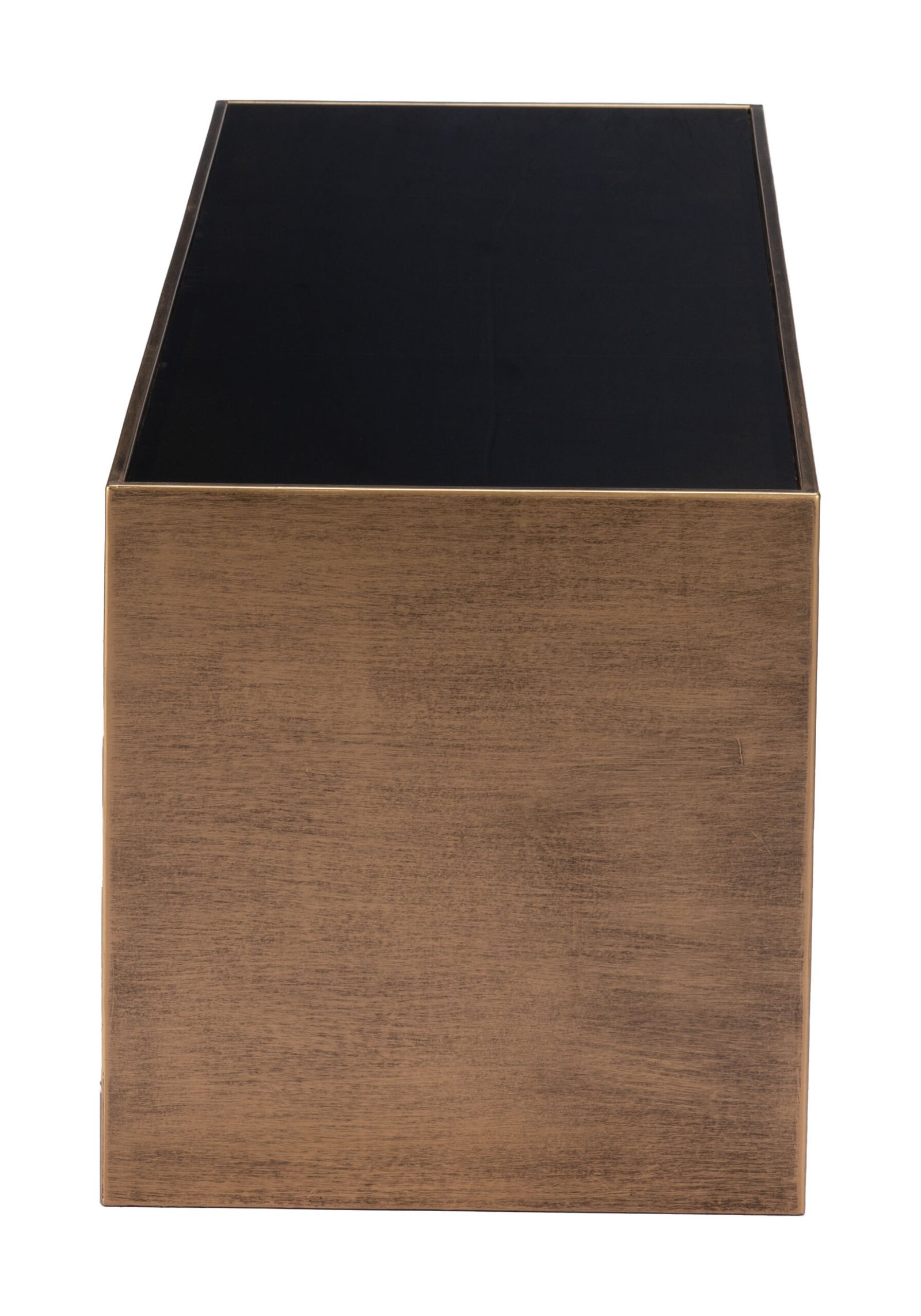 Reed Coffee Table Brass & Black - Image 3
