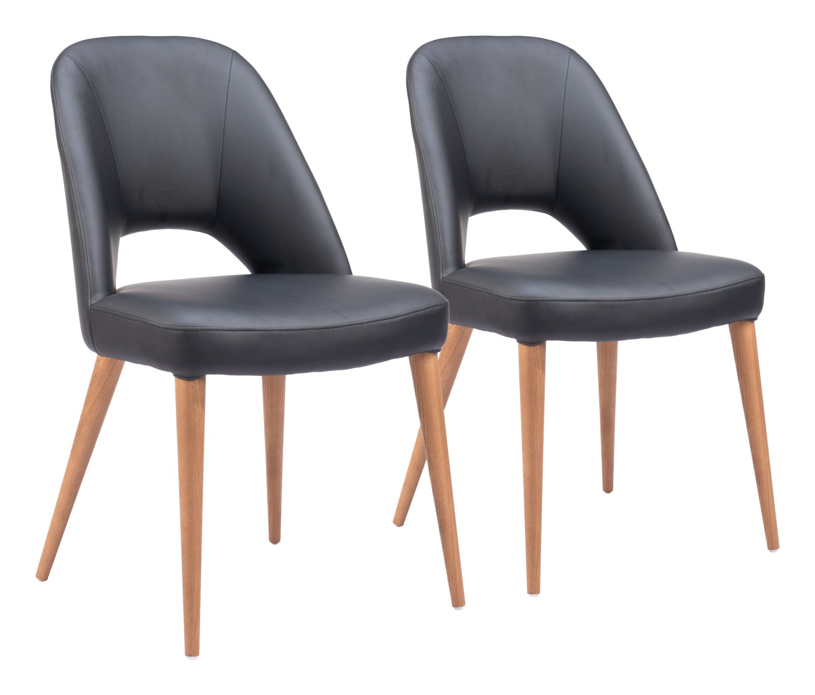 Leith Dining Chair (Set of 2) Black - Image 10