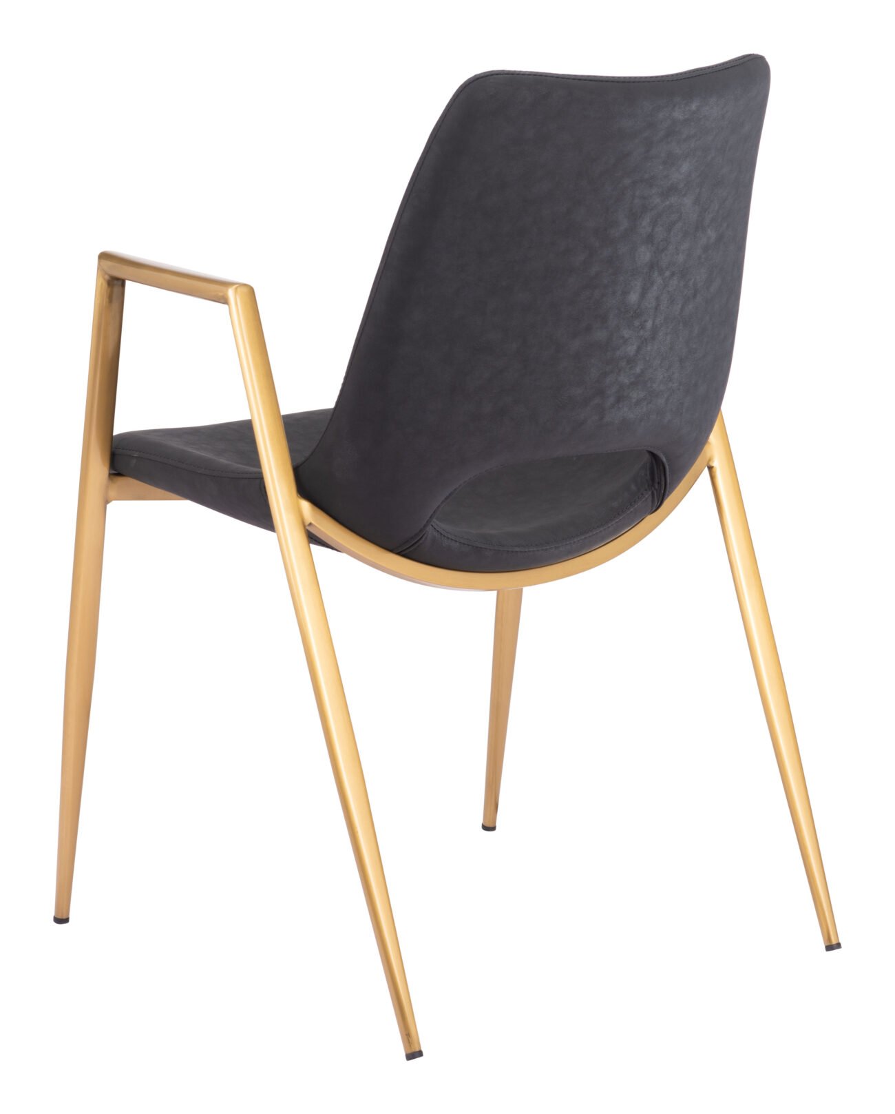 Desi Dining Chair (Set of 2) Black & Gold - Image 7