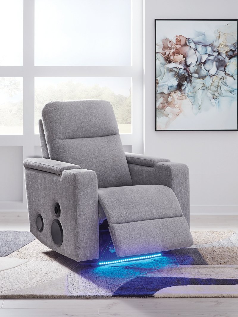 Vassalboro Power Glider Recliner with Audio System - Image 11