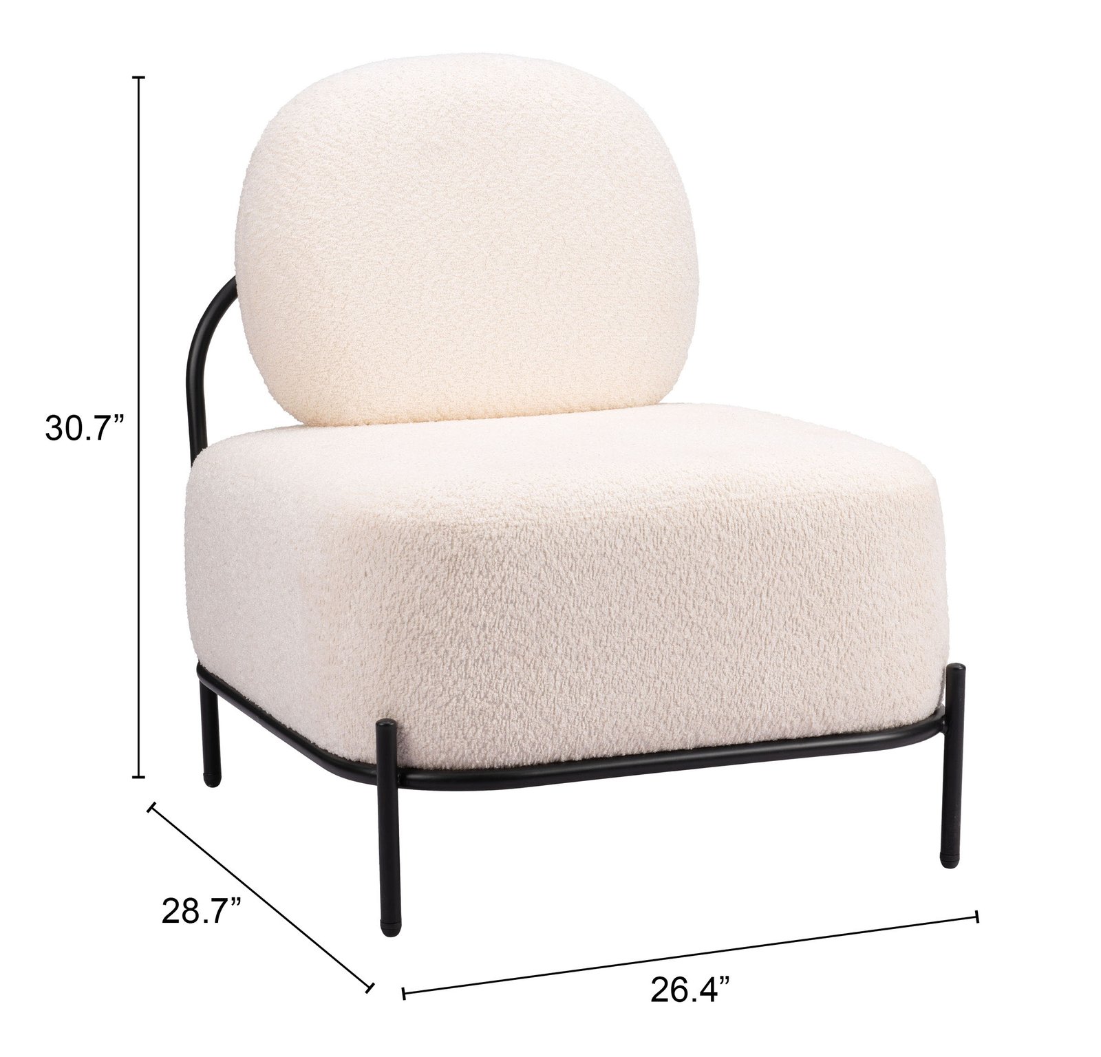 Arendal Accent Chair Vanilla - Image 11