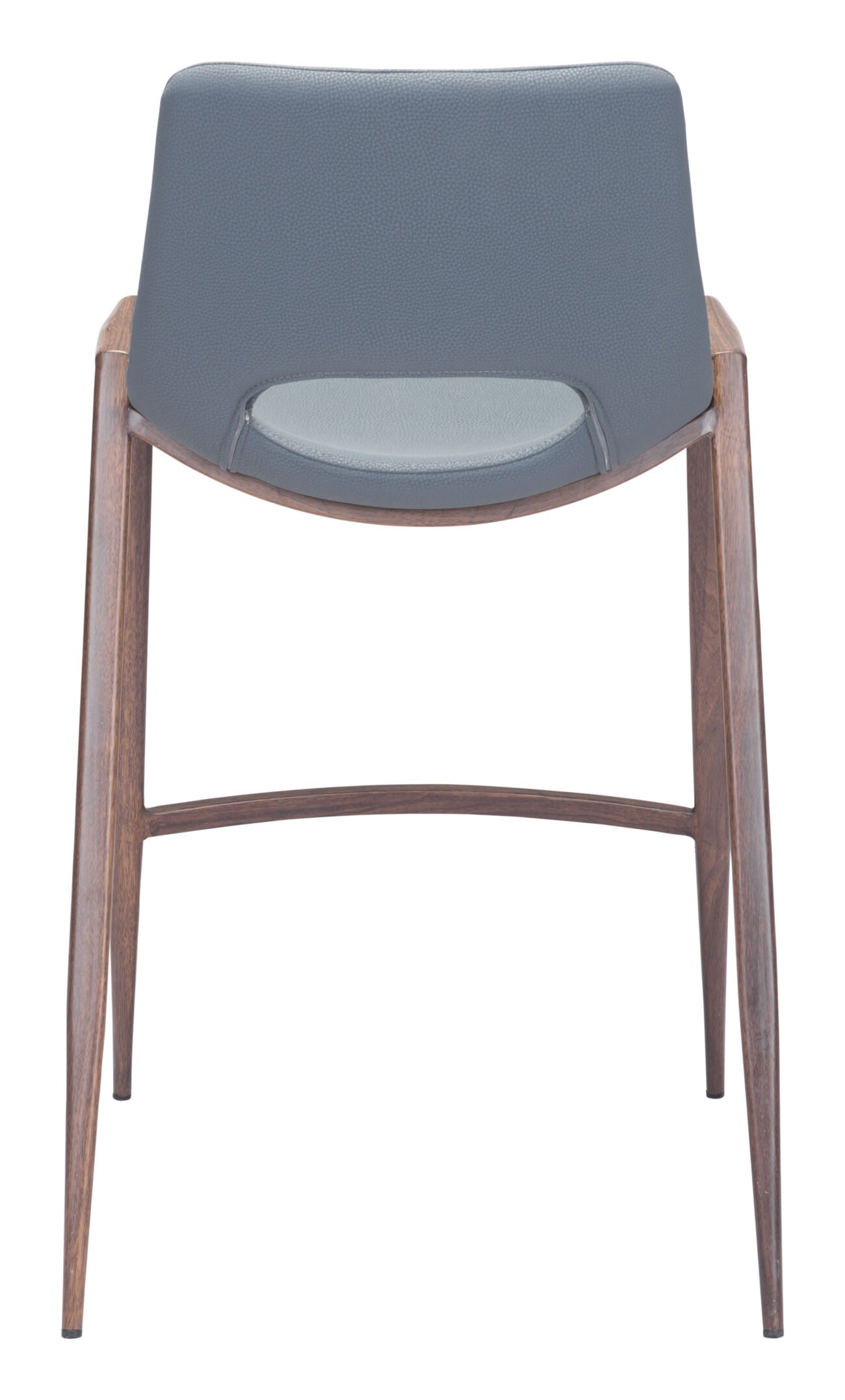 Desi Counter Stool (Set of 2) Azure Gray & Walnut - Image 6