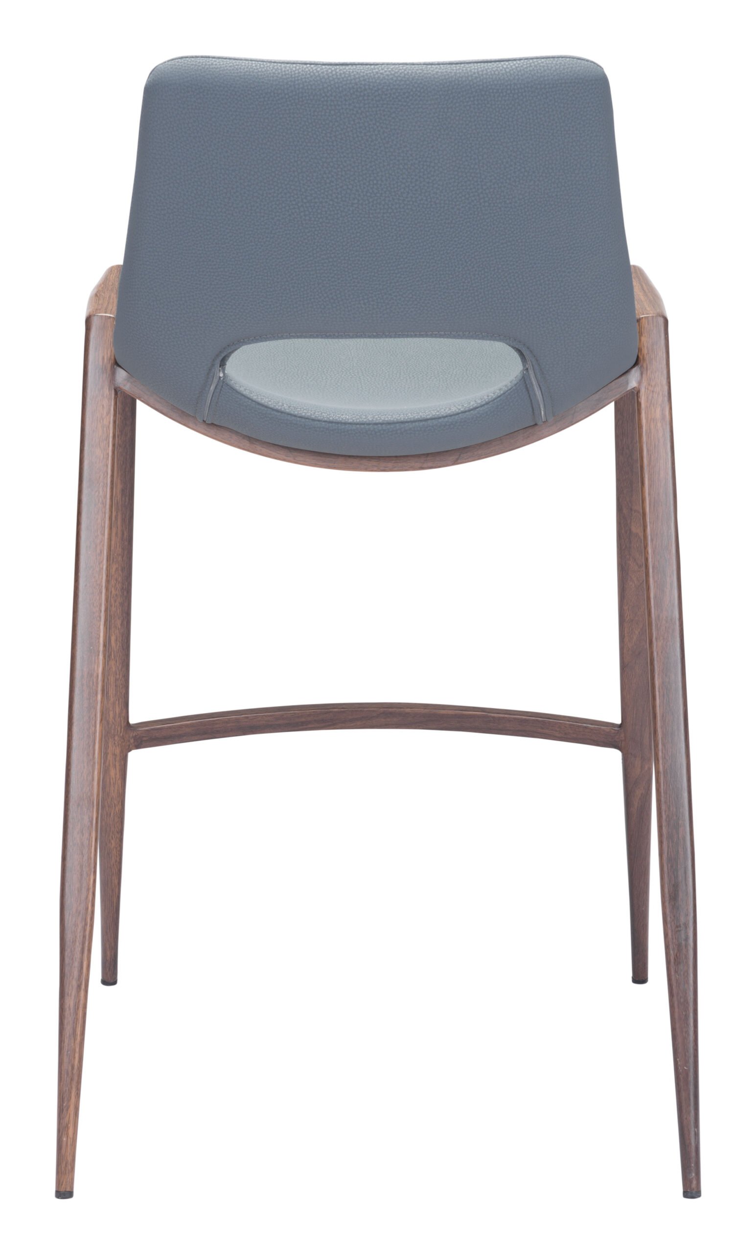 Desi Counter Stool (Set of 2) Azure Gray & Walnut - Image 6