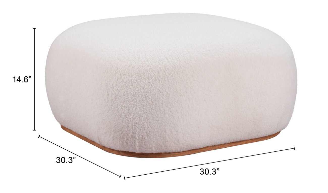 Azua Ottoman Cream - Image 8