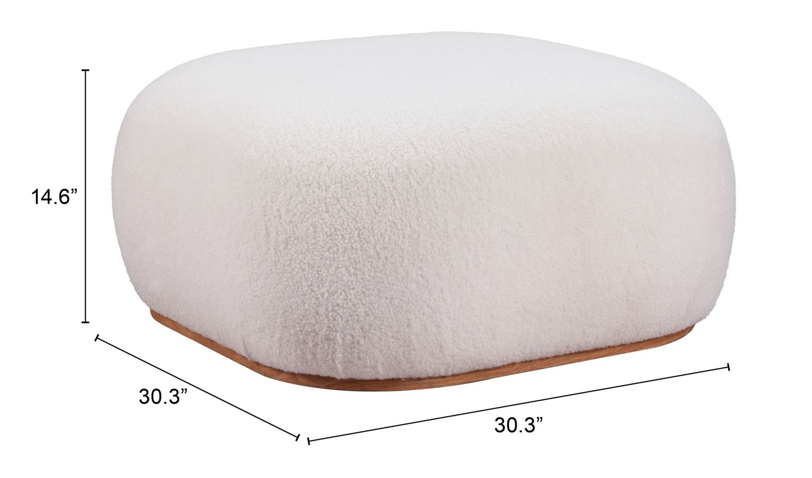 Azua Ottoman Cream - Image 8