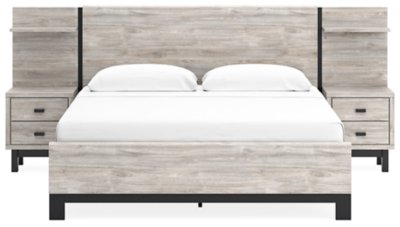 Vessalli King Panel Bed, Dresser, Mirror and 2 Nightstands - Image 9