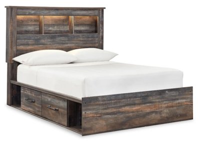 Drystan Full Bookcase Storage Bed and Dresser - Image 5