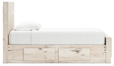 Lawroy Twin Panel Bed with Storage and Nightstand - Image 5