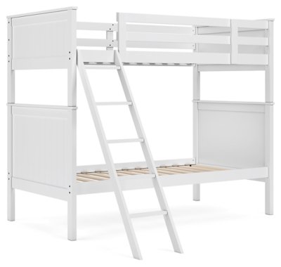 Nextonfort Twin over Twin Bunk Bed and 2 Twin Mattresses - Image 4