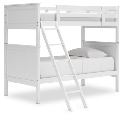 Nextonfort Twin over Twin Bunk Bed and 2 Twin Mattresses - Image 3