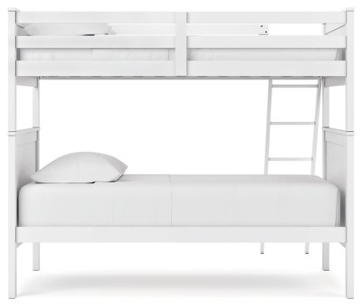 Nextonfort Twin over Twin Bunk Bed and 2 Twin Mattresses - Image 7