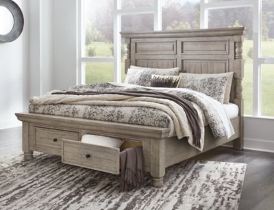 Harrastone Queen Panel Bed, Dresser and Mirror - Image 11