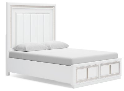 Chalanna Queen Panel Storage Bed and Nightstand - Image 3
