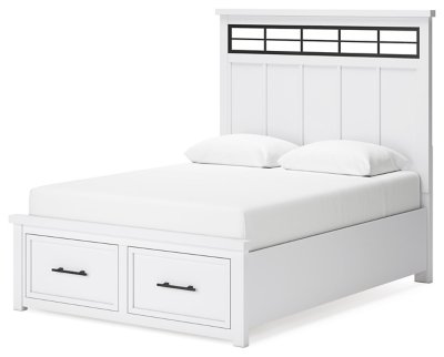 Ashbryn Queen Panel Storage Bed, Dresser, Mirror and 2 Nightstands - Image 14