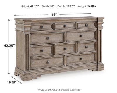 Blairhurst King Panel Bed, Dresser, Chest and 2  Nightstands - Image 7