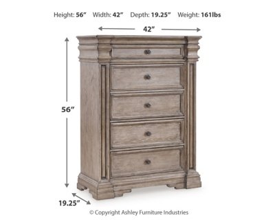 Blairhurst King Panel Bed, Dresser, Chest and 2  Nightstands - Image 13