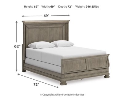 Lexorne Queen Sleigh Bed, Dresser and Mirror - Image 16