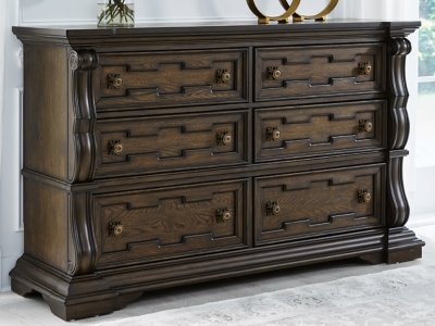 Maylee Queen Upholstered Bed, Dresser, Chest and Nightstand - Image 20