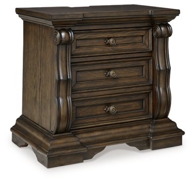 Maylee Queen Panel Bed, Dresser, Mirror, Chest and 2 Nightstands - Image 14