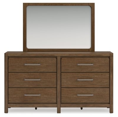 Cabalynn King Panel Bed with Storage, Dresser and Mirror - Image 4
