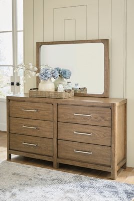 Cabalynn King Panel Bed with Storage, Dresser and Mirror - Image 18