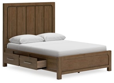 Cabalynn Queen Panel Bed with Storage, Dresser and Mirror - Image 9