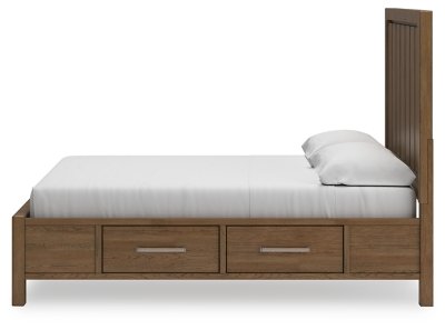 Cabalynn King Panel Bed with Storage, Dresser and Mirror - Image 14