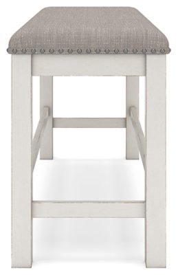 Robbinsdale Counter Height Dining Table, 4 Barstools and Bench - Image 7