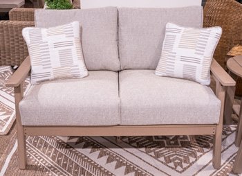 Cliffs Beach Outdoor Loveseat with Cushion