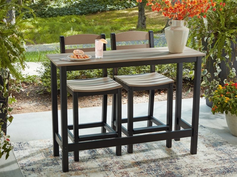 Moondance Outdoor Counter Table and 2 Barstools - Image 9
