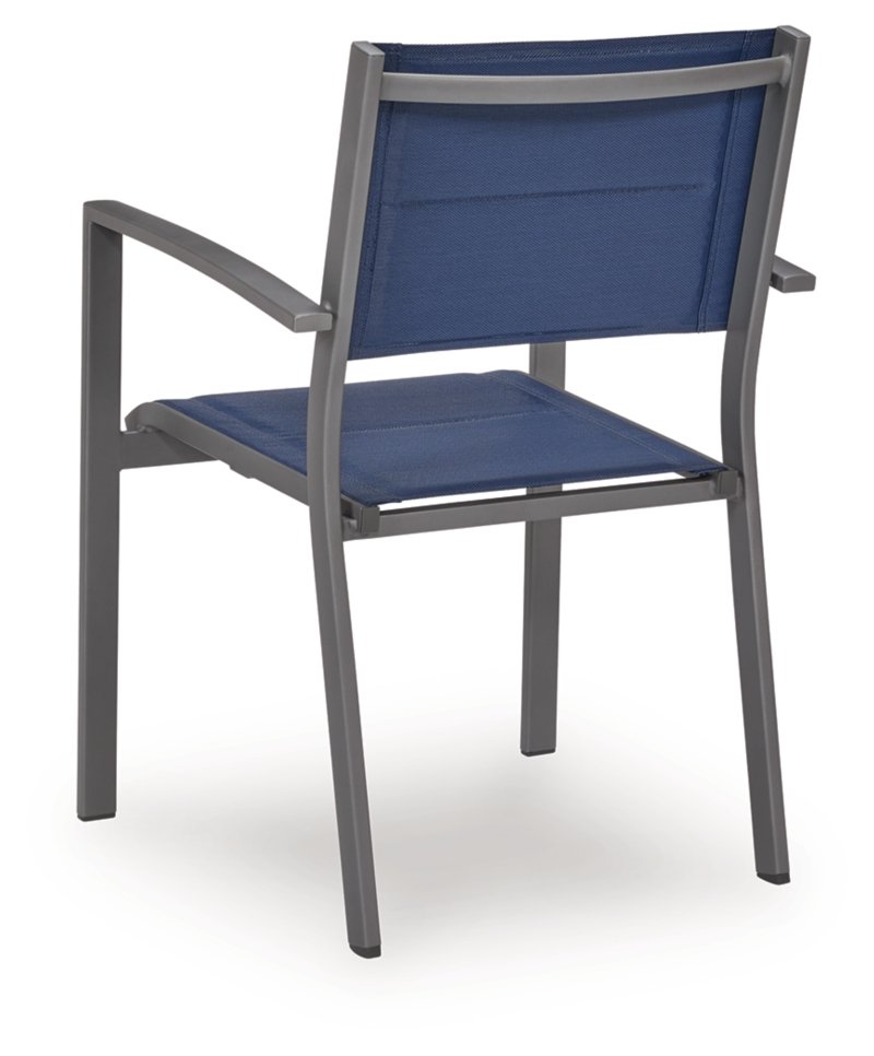 Point Bonita Outdoor Sling Arm Chair (Set of 4) - Image 5