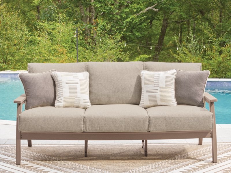 Cliffs Beach Outdoor Sofa with Cushion - Image 3