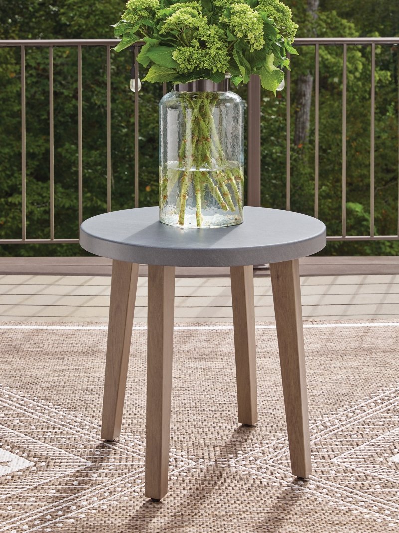 Francis Beach Outdoor End Table - Image 3