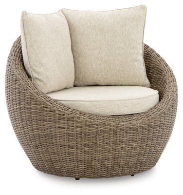 Danson 2 Swivel Lounge Chairs and End Table - Image 6