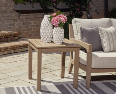 Hallow Creek Outdoor End Table - Image 3