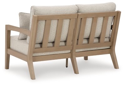 Hallow Creek Outdoor Loveseat with Cushion - Image 6